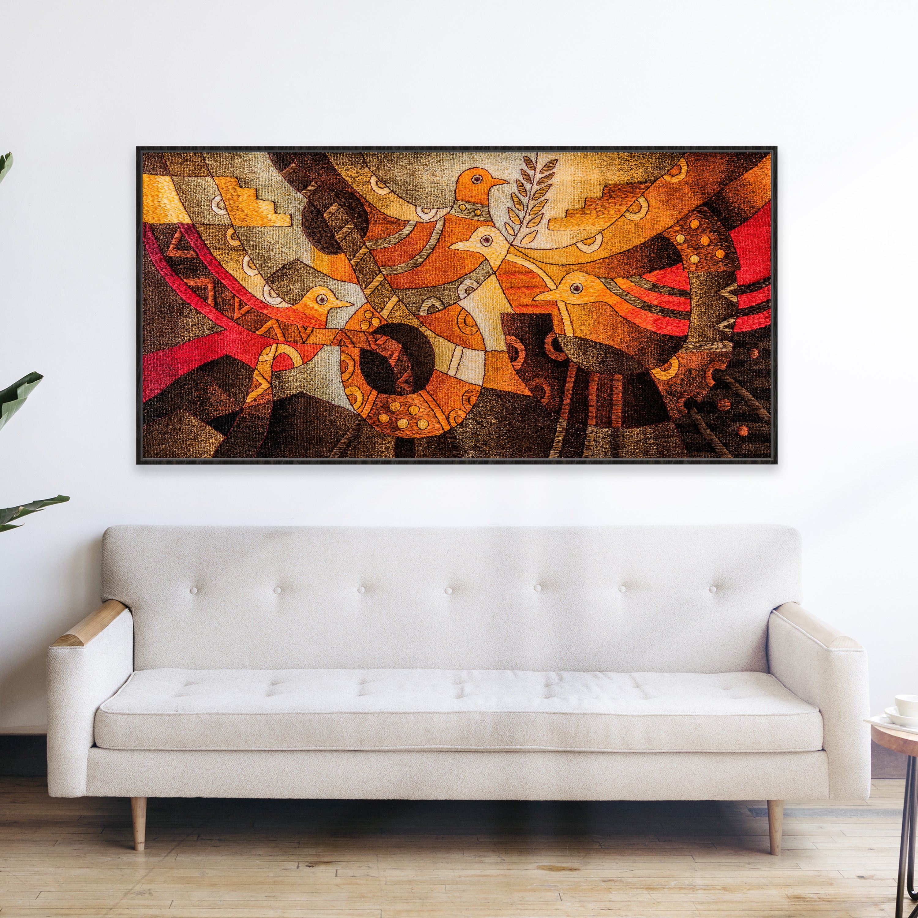 Four Birds Towards the Sun